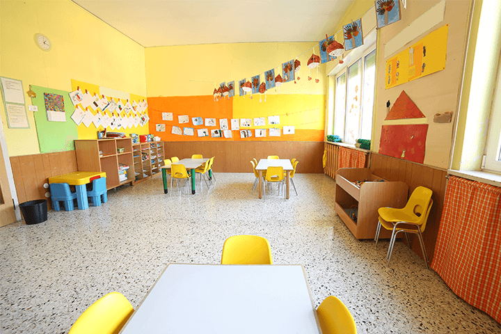 明るいイメージの幼稚園